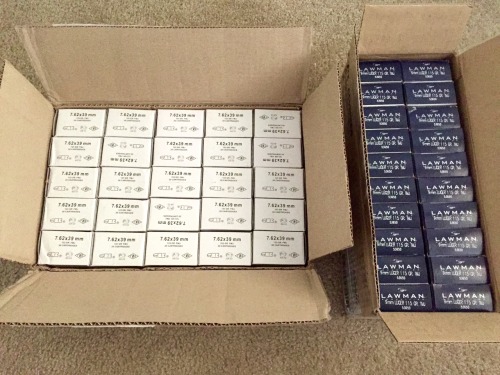 sunsout-gunsoutt:  2,000 rounds of fresh ammunition came! time to waste it 👍🏼