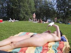 beachvoyeurcandids:  Nude beach voyeurs expose amateur nudists enjoying free way of life