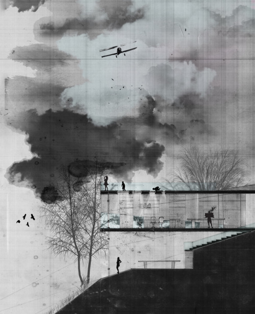 Jerry Lai, Long Section Detail (Cafe/Study).