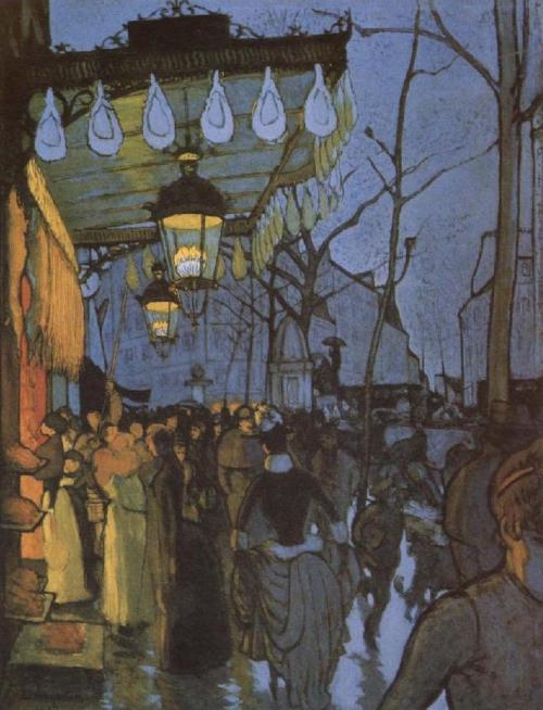 Louis Anquetin: Avenue de Clichy (1887)