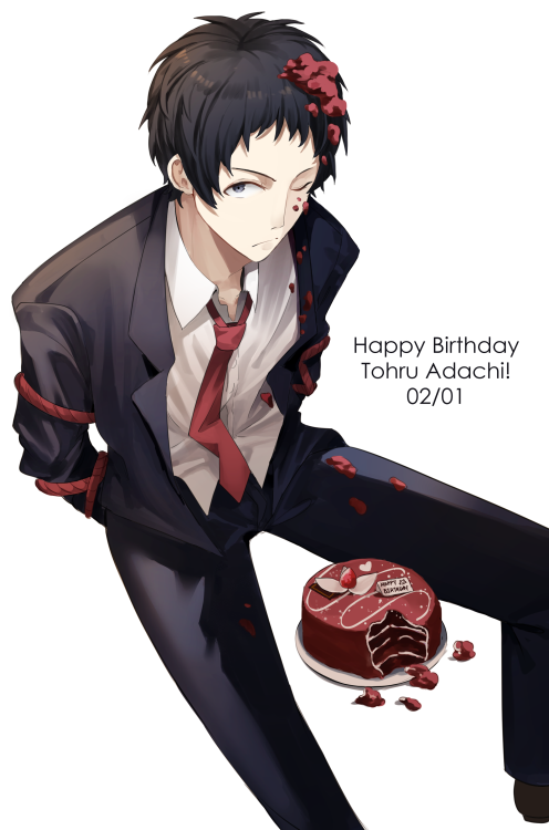 kuki-tan:Happy birthday Tohru Adachi!! You’re 37 now!!