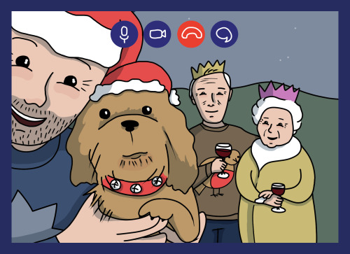 lauracraggs: Happy Secret Santa to lunanimal.tumblr.com ! It’s a 2020 OJS Christmas - on Skype - in 