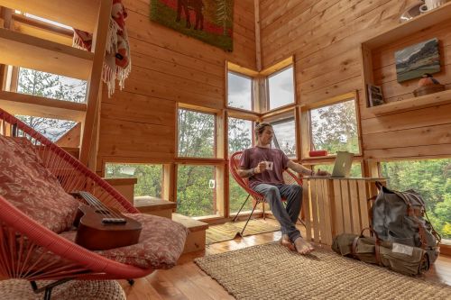 A 150-sq-ft tiny house in Belleville, Canada