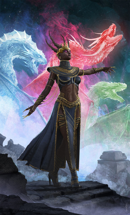 Queen of Dragons - Call to Adventure: Epic Origins Nino Is.https://www.artstation.com/artwork/nEQ3R