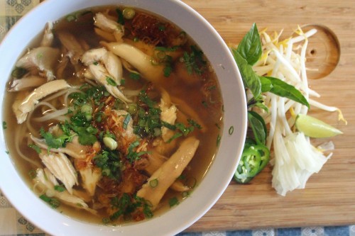 Finally made the very worthwhile trip to Ridgewood to taste this Pho Ga at Bun-ker Vietnamese. The smoked shallot broth with Bo Bo chicken takes almost eight hours to prepare, and I would find it hard to believe there is a better ‘chicken noodle...
