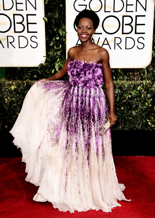 devoutfashion:  The 72nd annual Golden Globe Awards 2015 (Viola Davis, Lupita Nyong’o, Quenzhane Wallis, Uzoamaka Nwaneka, Kerry Washington and Danielle Brooks) 