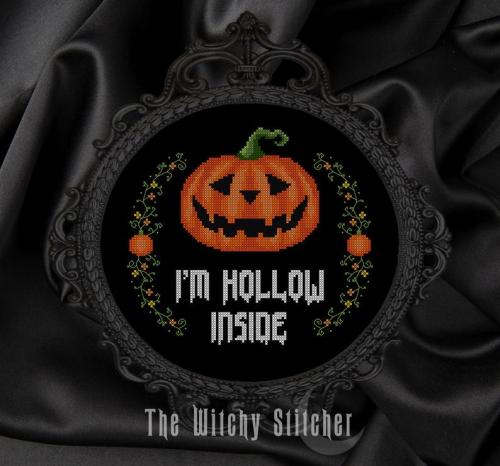 snootyfoxfashion: Halloween Cross Stitch Kits from WitchyStitcher