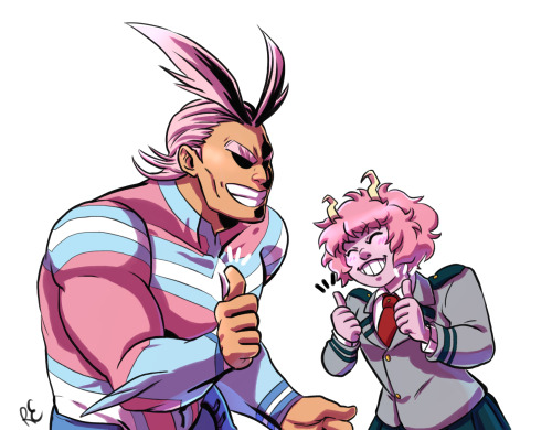 rougeshome: pastel pink All Might because adult photos