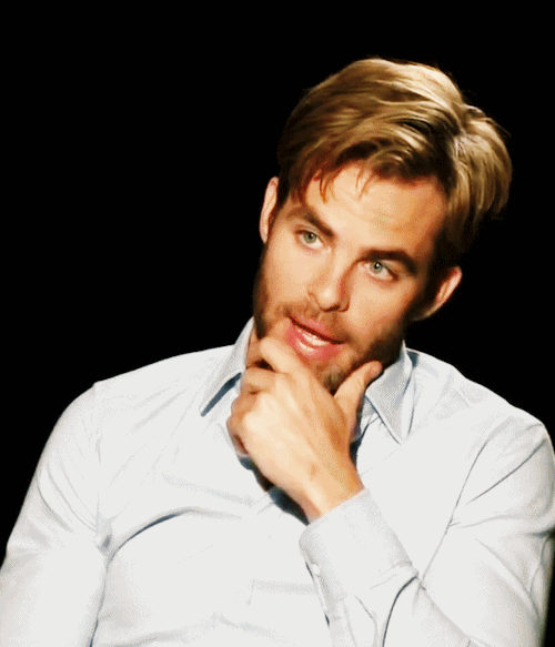 somanygorgeousmen:Chris Pine in an interview porn pictures