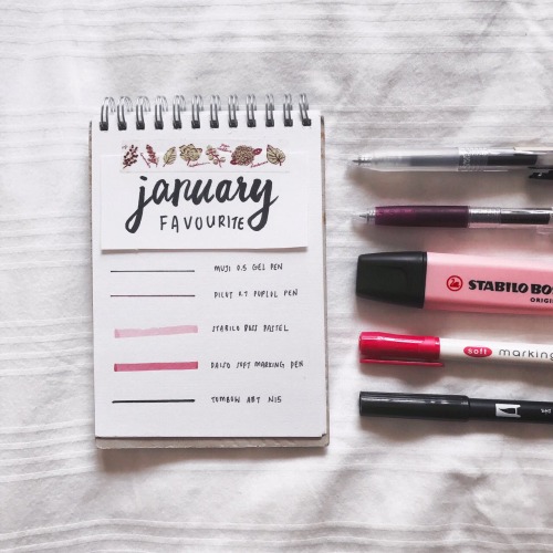 mandy-fifteen:My list of January favourites! ✨