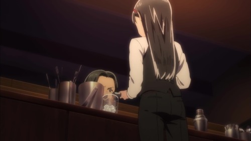 anime-captured:Hitomi’s perfectly stirred Bartender