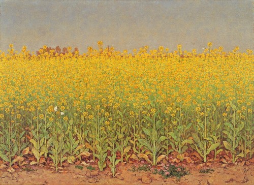 Yajuro Takashima Nanohana (Rapeseed blossoms). c.1965, oil on canvas. Private collection