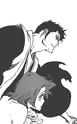 blue-sky-1410:  Ichigo &amp; Rukia -Isshin &amp; Masaki :Bleach Ch. 150 &amp;