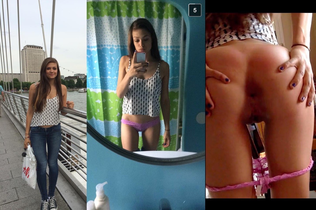 justteenthongs:  Slutty teen sending pics of her bald ass and pussy when she knows