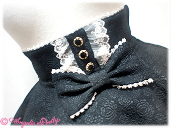allaboutthatlace:  Angelic Pretty - Secret Rose Princess Skirt in Black (2013) 