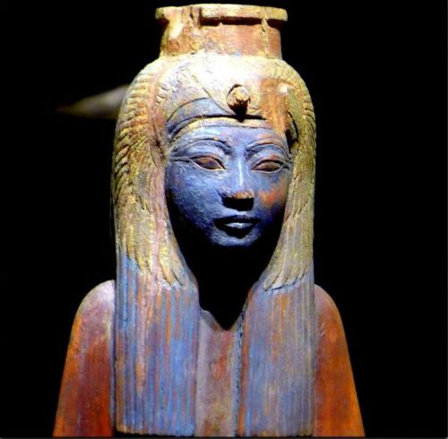 Statuette of Ahmose-Nefertari of Ancient Egypt was the first Queen of the 18th Dynasty. She was a da