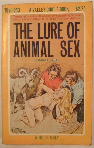 dirtyfeed:  “Teenage girls and adult women have something in common… a sexual attraction to dogs!” I promise you I have a legitimate reason for, erm, coming across these books during a Google search this afternoon.  Super…