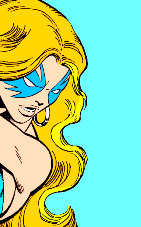 phyla-vell: Here’s the honey you’ve all been waiting for – Dazzler! Requested by @