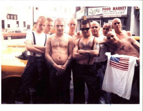ratpacknyc:  Harley from Cro-Mags with some skins 