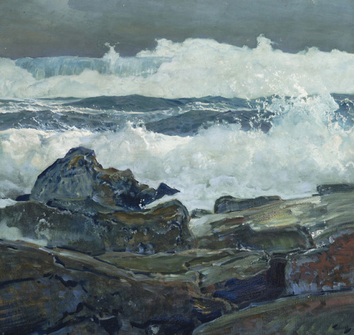 detailedart:Ocean captures ca.1900; Frederick Judd Waugh.