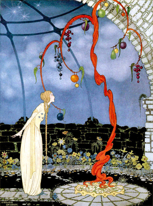 STERRETT, Virginia Frances. “Princess Rosalie” from Old French Fairy Tales, 1920. by Hal