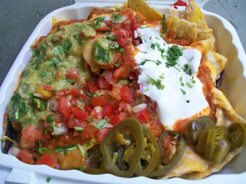 everybody-loves-to-eat: Chicken House Nachos by mooshee85 on Flickr.