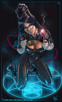 superheropinups:  Bayonetta - Cedric Poulat