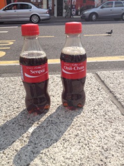 shibuyasentai:  Share a Coke with Senpai 