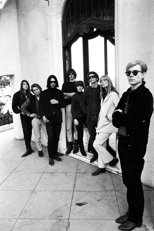 one-photo-day:  Andy Warhol and The Velvet Underground & Nico, Los Angeles, 1966 by Steve Schapi