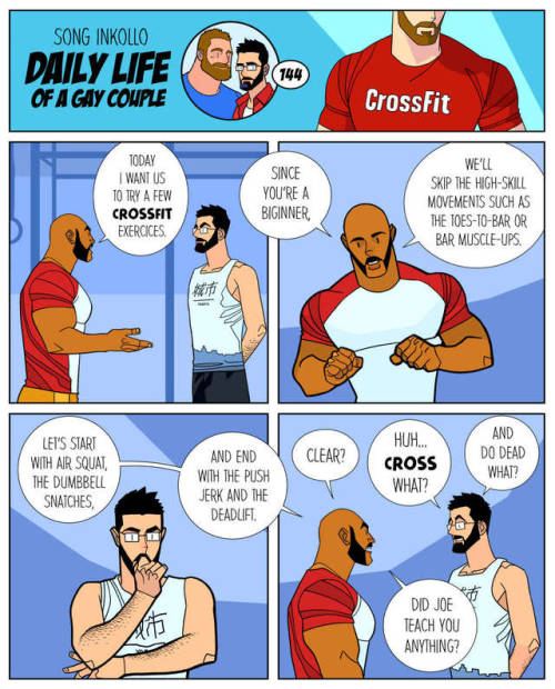 When Billie tells me about my crossfit work out plan, he’s basically talking to a wall of bricks, cause I understand nothing.