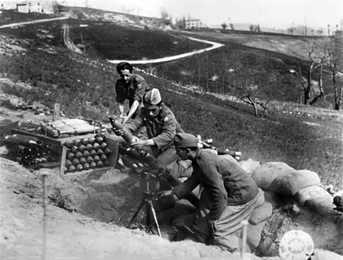 Brazilian soldiers of the Brazilian Expeditionary Force, or BEF (Portuguese: Força Expedicionária Br