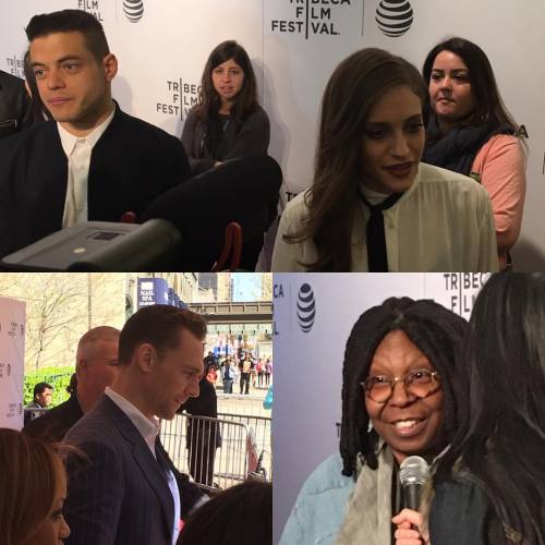 So yeah we had a busy weekend? Look for some upcoming red carpet interviews from #TribecaFilmFestiva