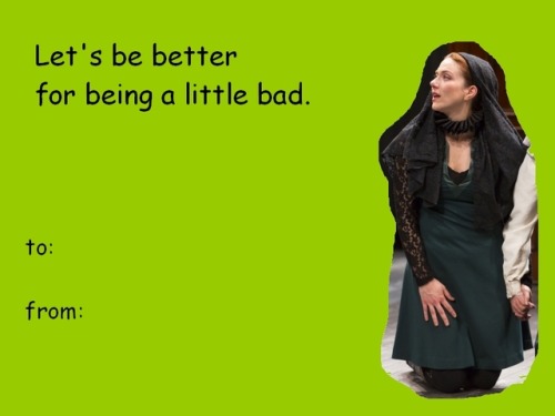 socialshakespeare:bewareofitalics:Measure for Measure valentines!This really is the best play to do 