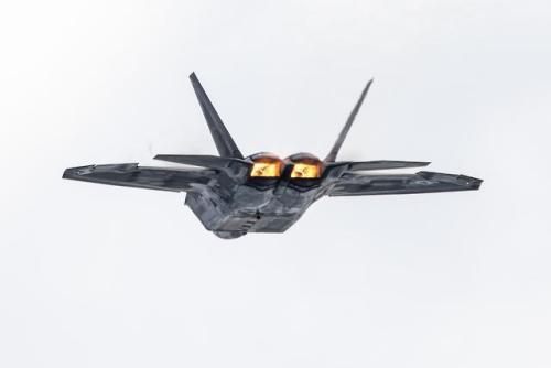 aviationgreats - F-22 afterburner at the Chicago Air & Water...