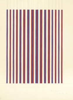 mauveflwrs:Bridget Riley Red And Blue, Expanded,