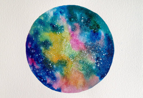 culturenlifestyle:Circular Nebula Compositions by Sylvia C. Sosnovska Talented U.K. based artist Syl