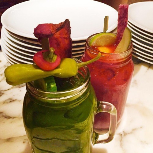 Wake up #SpagoBG-style with our signature Green Bloody Mary or build your own! #BeaverCreek