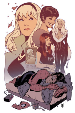 comicblah:Spidey’s Women by Adam Hughes!