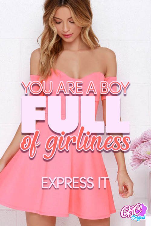 gymbunnycandiehart:gymbunnycandiehart:You’re Full of It!Expressing one’s feminine being is a practic