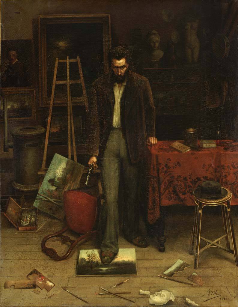   Art, Misery, Desperation &amp; Madness - Jules Blin (1880)  