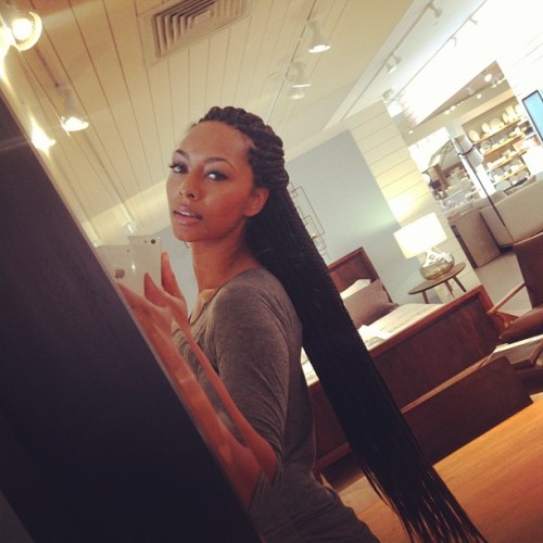 myuncreativeurl:  theyjustloveme:  securelyinsecure:  Keri Hilson - Braids Appreciation Post   ❤️❤️❤️  Yall finally woke.