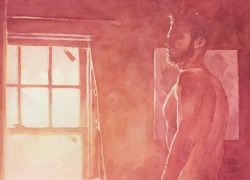   watercolor on paper by Gabriel Garbow after