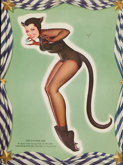 ronaldcmerchant: Panther Girl pin up - 1946