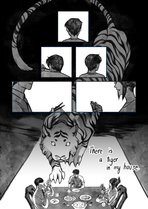 4threset:“There is a Tiger in my House”A short comic about Generational Trauma, and not feeding the 