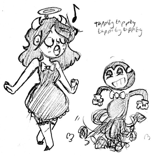 thecookieshop:She sings! She dances! I could’ve neatened this up before scanning it! I didn&rs