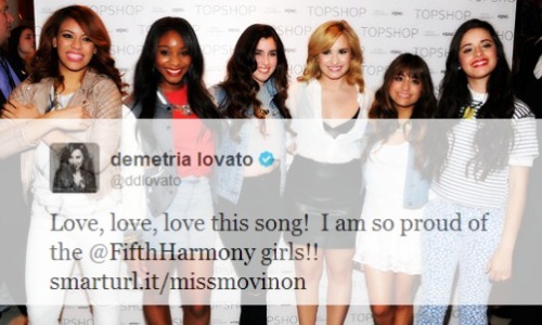 the-one-with-the-cake:Fifth Harmony + famous fans