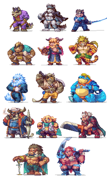 Tokyo after school summoners sprites