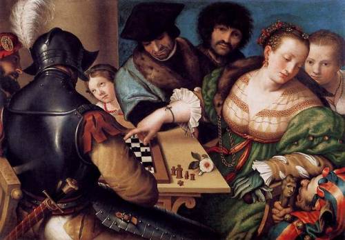 The Chess Players by Giulio Campi, 1530s