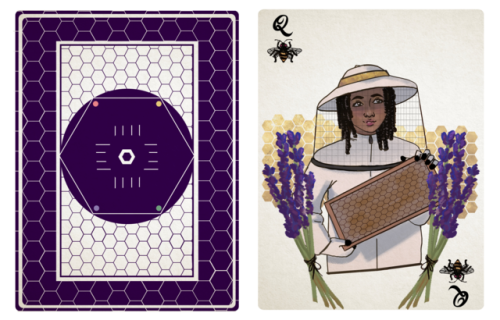 queen bee playing card