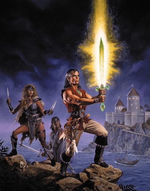 The Island at the End of the World by Clyde Caldwell, 1993